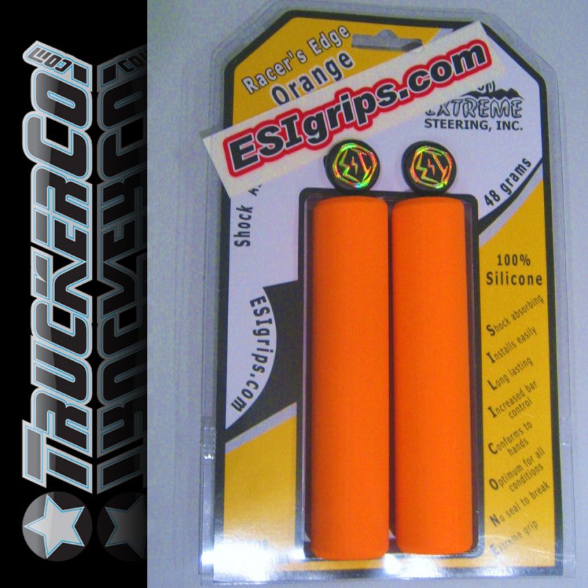   Edge Orange ESI Grips silicone foam handlebar lenkergriffe TruckerCo