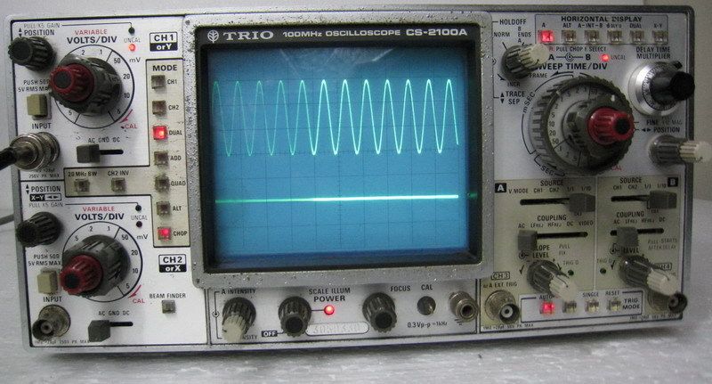 TRIO CS 2100A 100 MHz Oscilloscope  