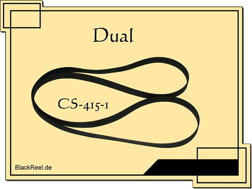 Dual CS 415 1 Riemen Plattenspieler Record Player  
