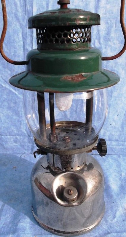 COLEMAN MODEL 242B SINGLE MANTLE LANTERN ~~ MADE FEBRUARY 1938  