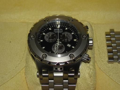   Invicta Mens 5218 Reserve Subaqua Specialty Eta 251 Black Dial Watch