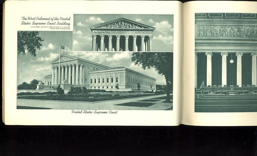 1942 TRAVEL BOOKLET  WASHINGTON DC OUR NATIONS CAPITAL  