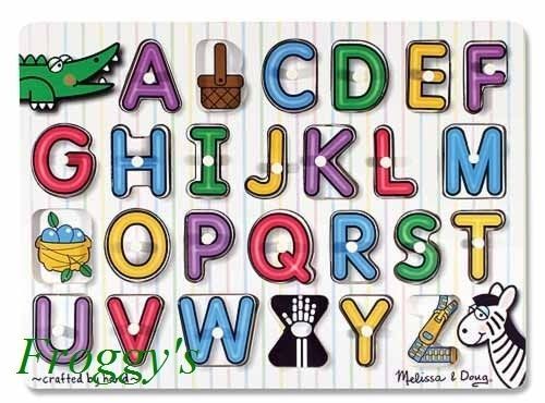 Melissa And Doug See  Inside Alphabet Wooden Peg Puzzle  