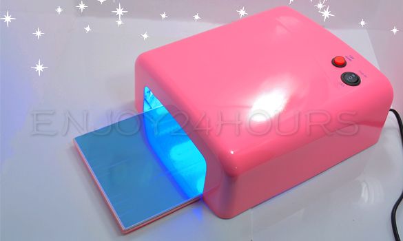 36W UV GEL Nail Art Curing Lamp Dryer 9W Tube Light  