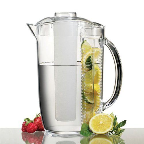   Acrylic Pitcher Ice N Fruit Infusion Combo Keeps 022494060940  