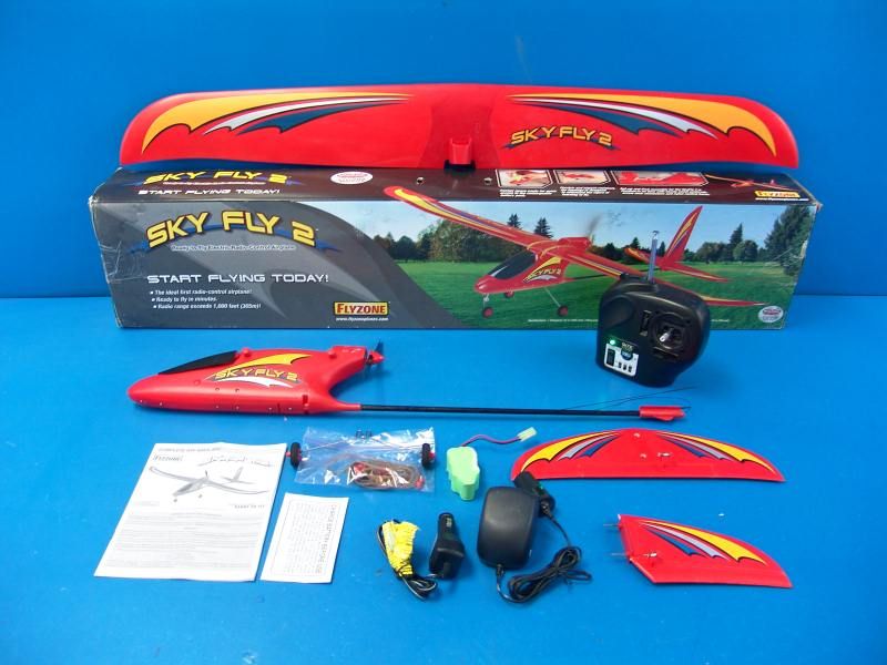   Flylzone SkyFly 2 AM 27MHz 3CH Electric R/C RC Airplane RTF Sky Fly