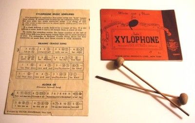 Zil O Phone Xylophone Instrument Vintage Childs Children Musical Toy 