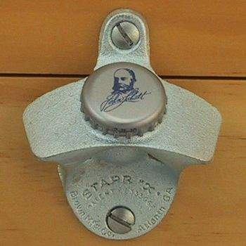 JOHN LABATT BEER BOTTLE CAP Starr X Wall Mount Opener  