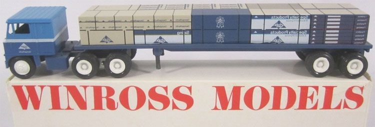   Winross Old Dominion International Double Tractor Trailer 164 Diecast