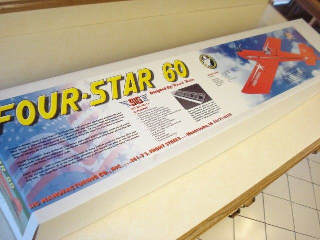 SIG FOUR STAR 60 R/C MODEL AIRPLANE KIT ** 71 inch wingspan 