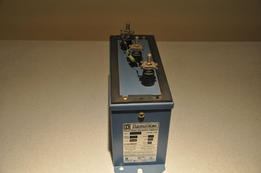 SQUARE D POWER FACTOR CORRECTION CAPACITOR PFCD4012  