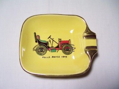 Vintage Rolls Royce Ashtray 1903 Car Made in France  