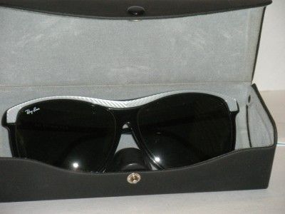 RAY BAN VINTAGE B&L USA W0350 BLACK FRAME PEARLIZED WHITE TRIM 60MM 