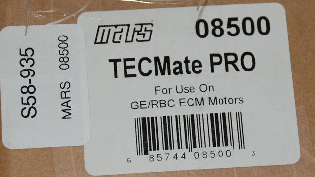 Mars TECMate Pro 08500 for GE/RBC ECM Motors NEW  