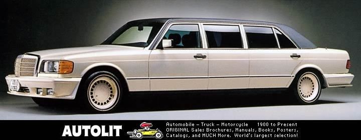 1983 ? Mercedes Benz Trasco 1000 SEL 44 Limousine Photo  