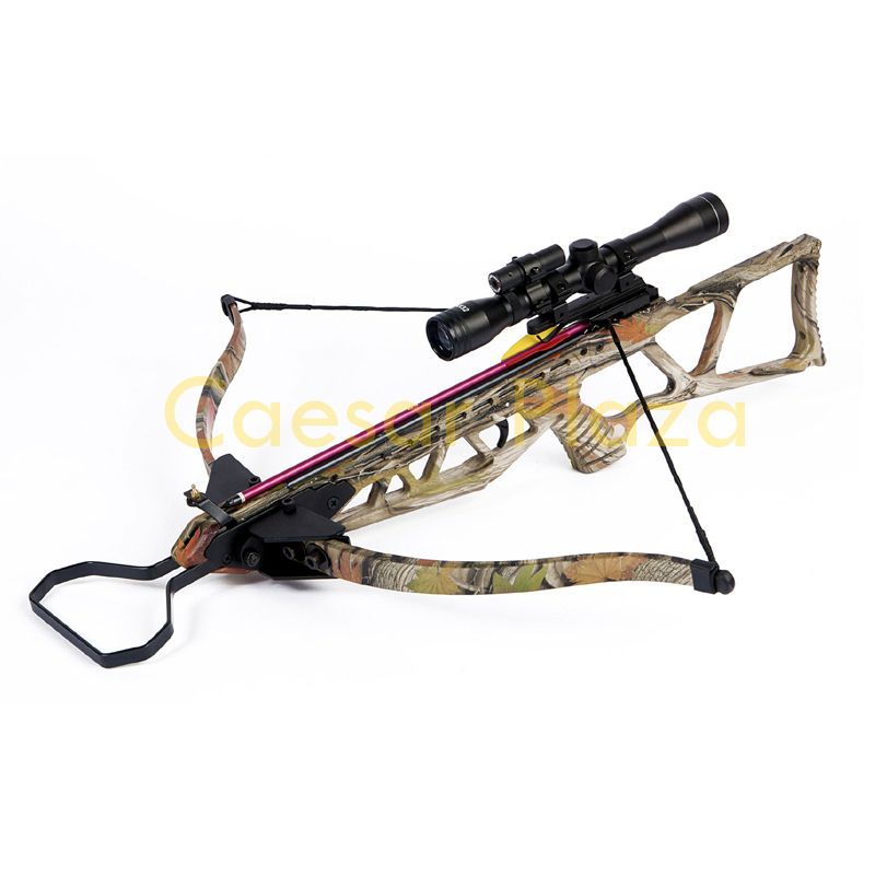   lbs Camouflage Hunting Crossbow, Scope +12 Bolts 609722967662  