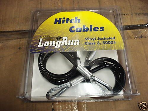 Class 3, 5000# Hitch Cables   LONG RUN  