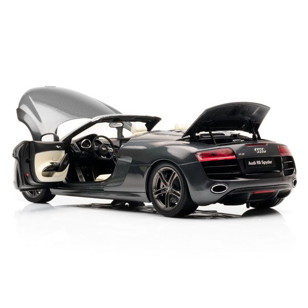 18 KYOSHO AUDI R8 5.2 SPYDER SPIDER D.GREY #9217DG  