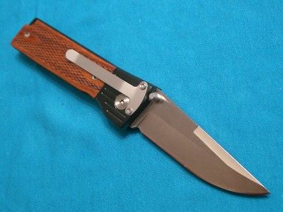 LONE WOLF KNIVES USA U.S. .45 CAL LOCKBACK FOLDING HUNTER BOWIE KNIFE 