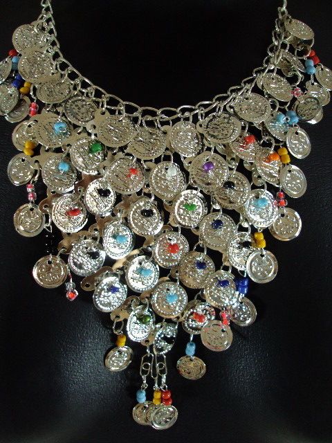 ETHNIC necklace BELLY DANCE jewelry egyptian GYPSY new  