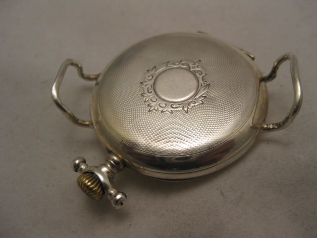 1925 GERMAN ALPINA SILVER MILITARY POCKET WATCH CONVERSION TOTAL 