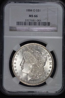 1884 O Morgan Silver Dollar MS66 NGC United States Mint Coin  