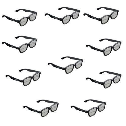 Toshiba Natural [passive] 3d Glasses   Party Pack 10 Pairs [fpt p100up 