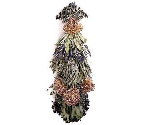 24 Organic HERB BUNDLE Flower SWAG Wall Art Door Decor  