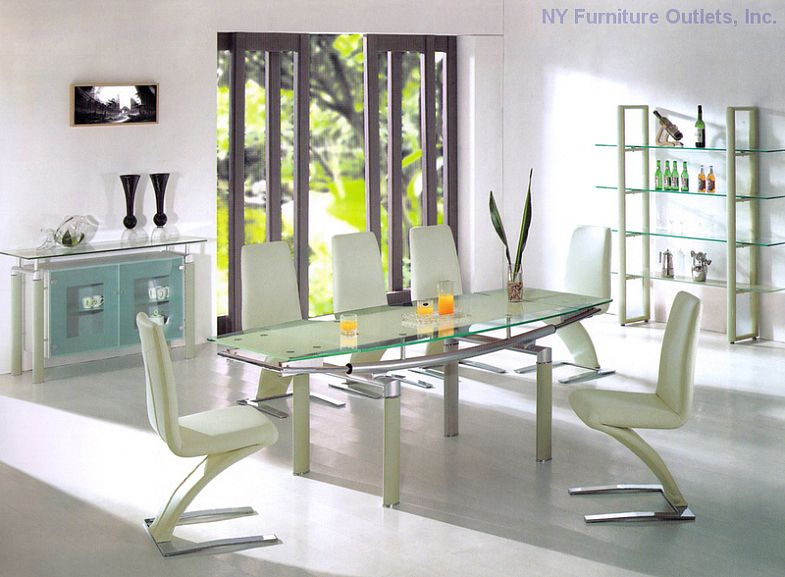   tempered glass and chrome legs this table is adjustable allowing