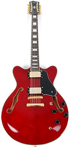 Agile AS 820 12 String Wine Red Semi w/EGC Case  