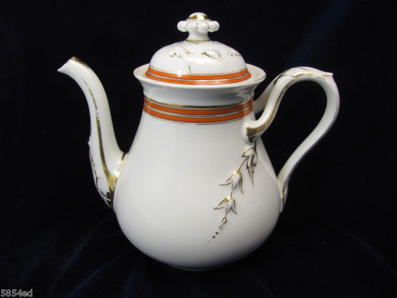 Antique CFH Charles Haviland Limoges Tea Pot  