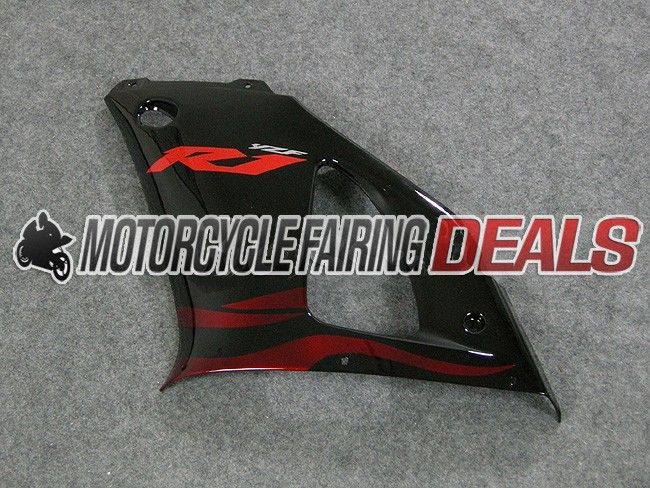 ABS Plastic Yamaha R1 2000 2001 Fairings Body RED BLK T  