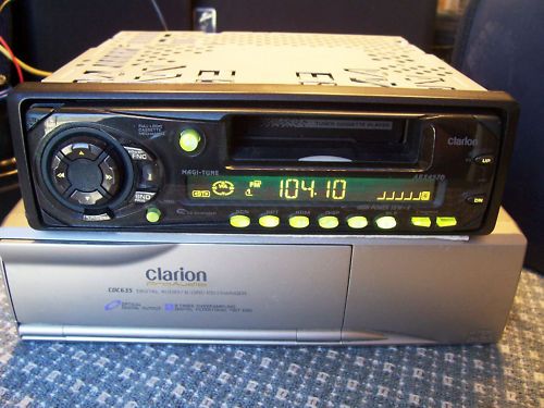 Clarion ARX4570 Cassette & Pro Audio,CDC 635 CD Changer  