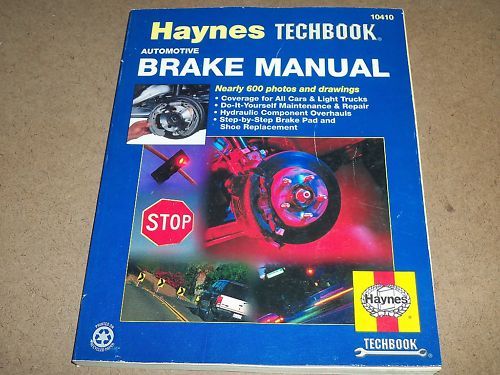 Haynes Automotive Brake Techbook Service Manual  