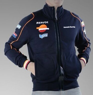 Genuine Honda Mens Gerrard Coll. Repsol Stretch Fleece  