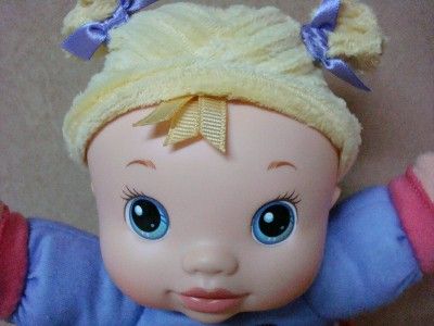 Hasbro BABY ALIVE 1st For Me Luv n Snuggle Soft Doll Rattle Crinkle 