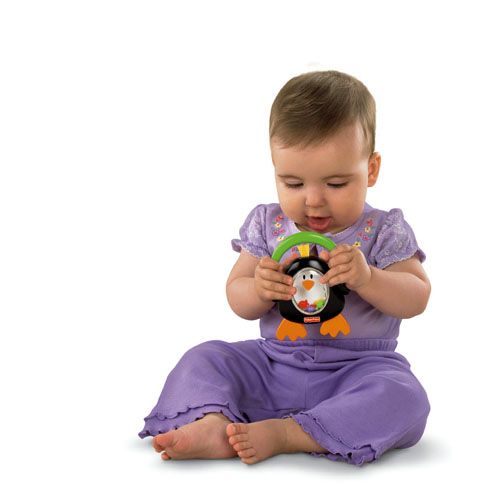 New Fisher Price Waddle Clacker Baby On the Go Toys Teether  