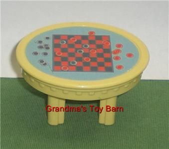 FisherPrice Loving Family Dollhouse CHECKER BOARD TABLE  