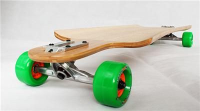   Vertical_Laminated Bamboo and fiber Drop Thru longboard 40*9.5 E