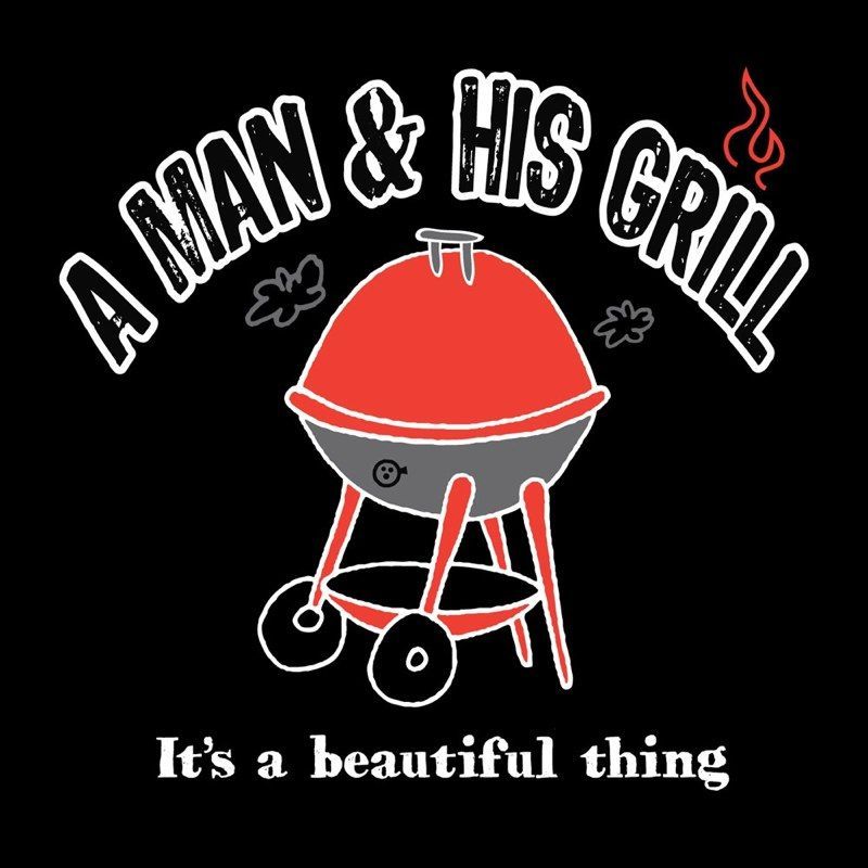 BBQ Grill Chef Apron A Man And His Grill Barbecue New  