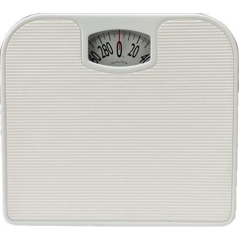 Analog Dial White Bathroom Scale Taylor Instruments # 10435  