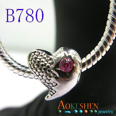 Metal Spacer European Beads Charm Fit Bracelet B780  