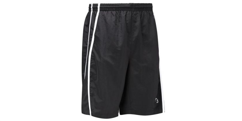 Mens Woven Sports Shorts   Black/White  