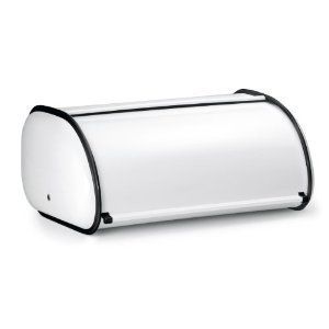 Polder 210201 Deluxe Steel Bread Box White NEW  