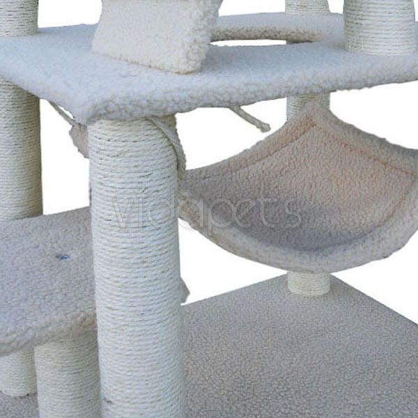 72 Cat Tree Condo Furniture 116 Scratch Post Pet House  