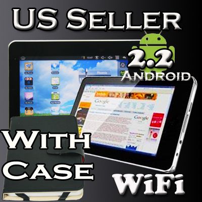   Android 2.2 Tablet PC Computer & Case Bundle Netbook M009 Camera