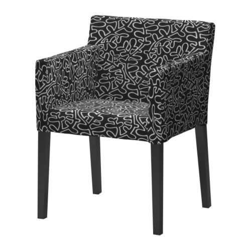 Ikea Nils Chair Armchair Eslov Black Cover Slipcover NEW  