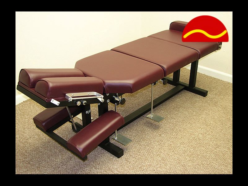 Drop Chiropractic Table w/ Steel Frame   CONTEMPORARY  