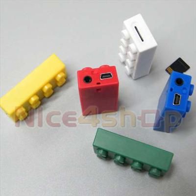 USB toy brick  Player Support 1GB 2GB 4GB 8GB TF card  