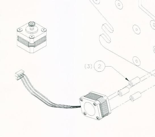 ENCAD 850 NOVAJET II STEPPER MOTOR for PAPER 201684  